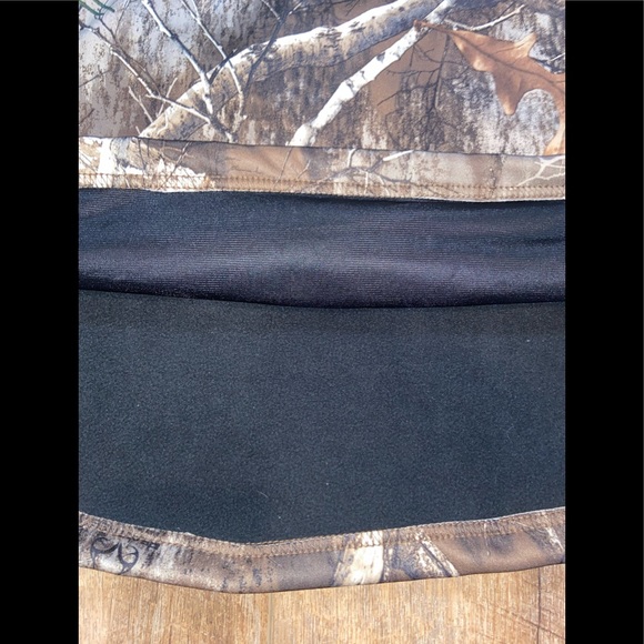 REAL TREE EDGE CAMO MEN'S HUNTING TECH HOOD PULLOVER w/Built-In FACE GAITER NEW - Picture 13 of 16